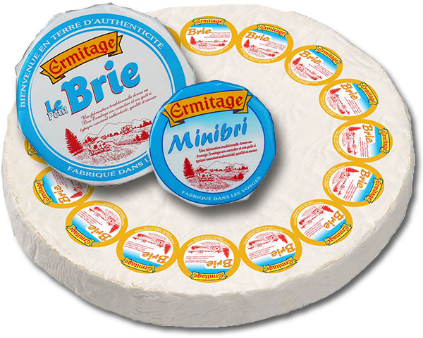 Ermitage Brie sizes