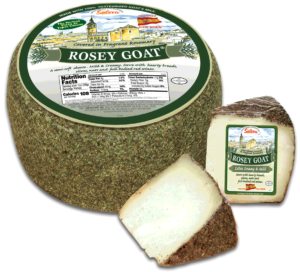 Rosey Goat Cheese with wedges