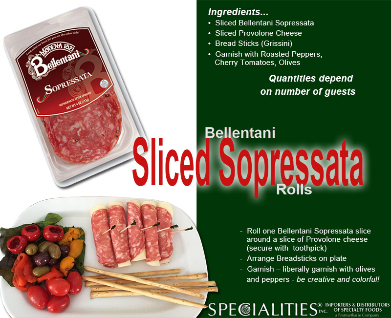 Bellentani Soppresata Rolls Recipe